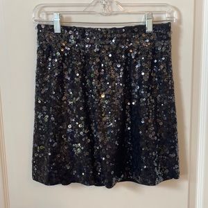 Sequin mini skirt